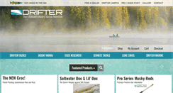 Desktop Screenshot of driftertackle.net